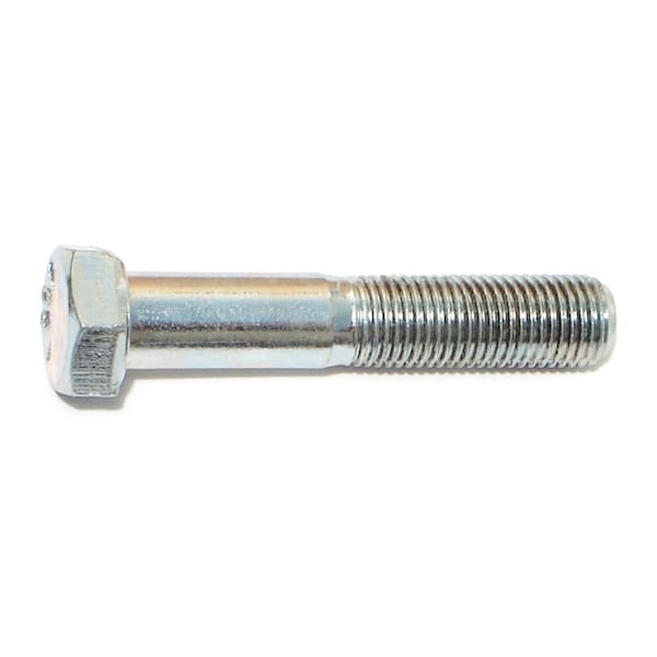 Midwest Fastener Grade 5, 3/8"-24 Hex Head Cap Screw, Zinc Plated Steel, 2 in L, 100 PK 00506 - main